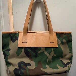 Green Camo Tote Bag